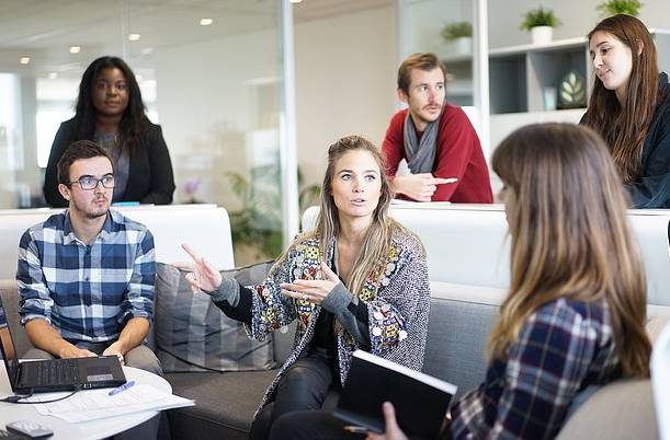 Gruppendiskussion im Sales-Assessment-Center