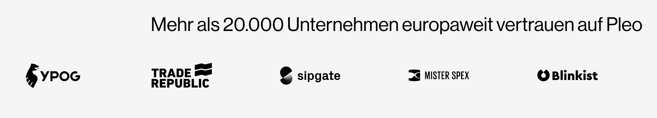 SalesPotentials Pleo Customer Logos